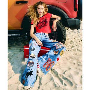 Alice + Olivia X BRONCO TRISH JEAN 26